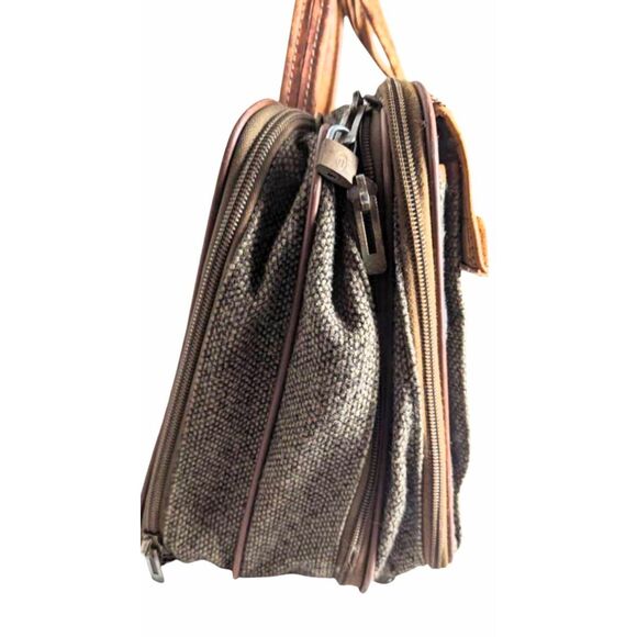 HARTMANN Vintage Tweed And Leather Overnight Weekender - Picture 5 of 14